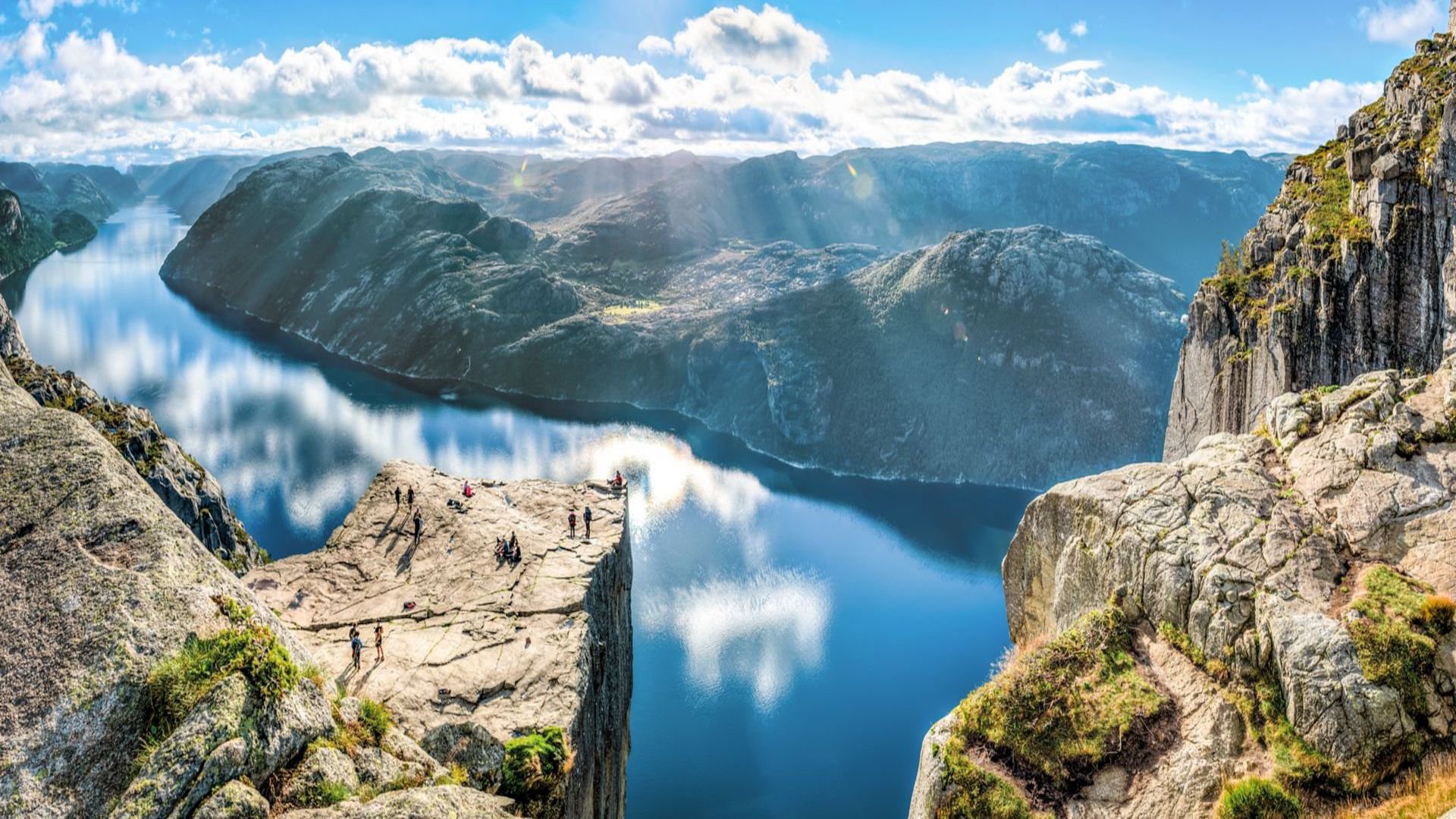 Lysefjord mit dem Traditionsschiff