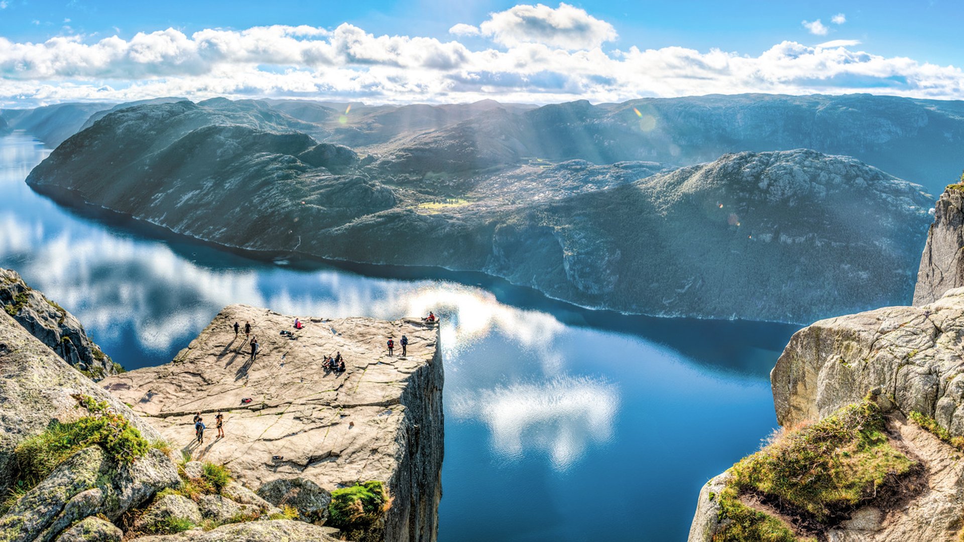 The amazing Preikestolen (Pulpit Rock) in Norway.