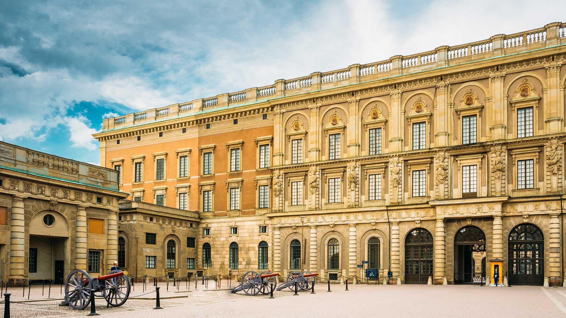Royal Palace In Gamla Stan, In Stockholm, Sweden