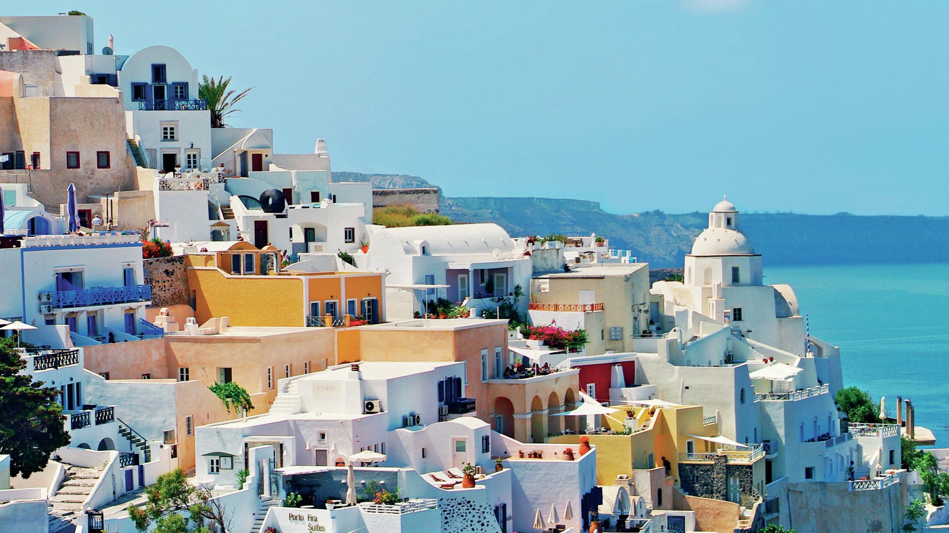 Oia und Thira