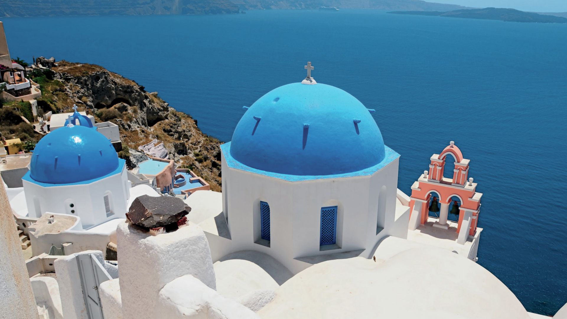Komm an Land: Santorins schöne Aussichten