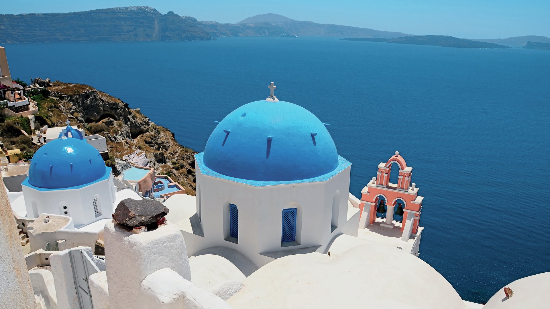 Komm an Land: Santorins schöne Aussichten