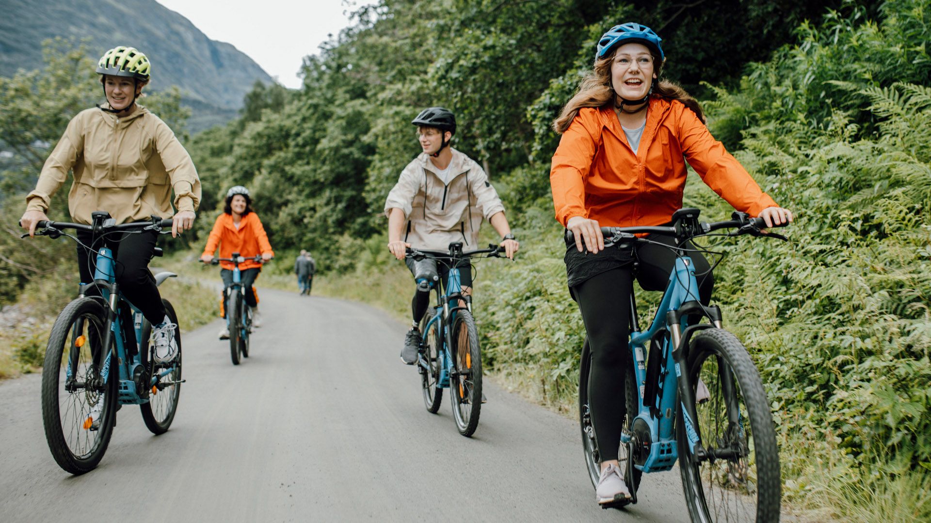 Tromsøs Loipenparadies mit dem Bike