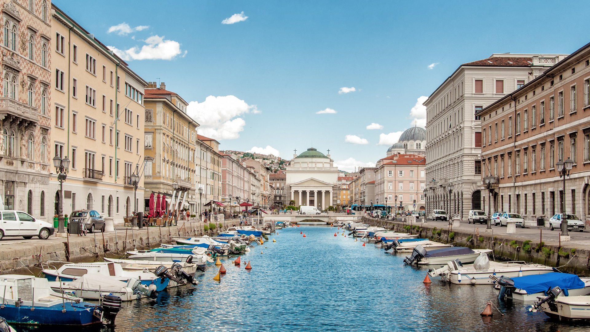 Canal Grande in Trieste, Italy