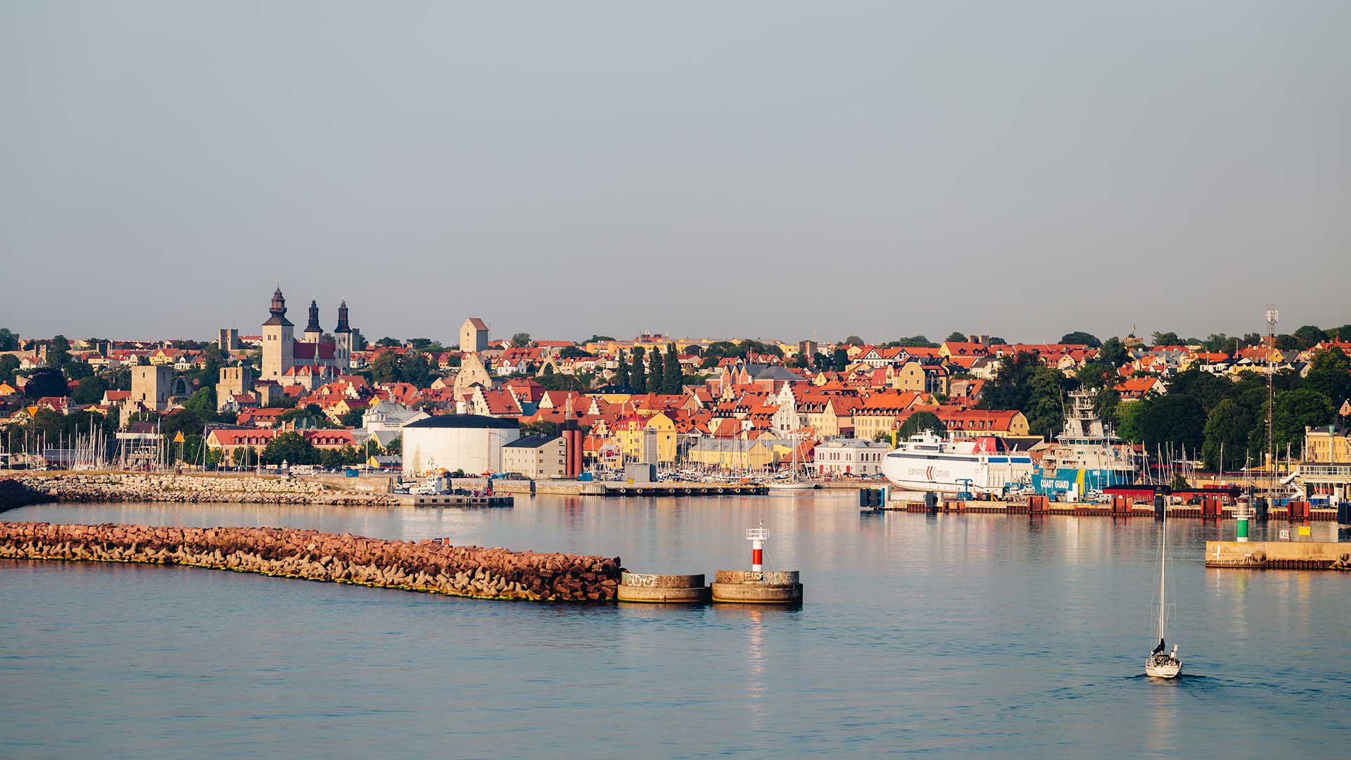Högklint und Visby mit dem Bike