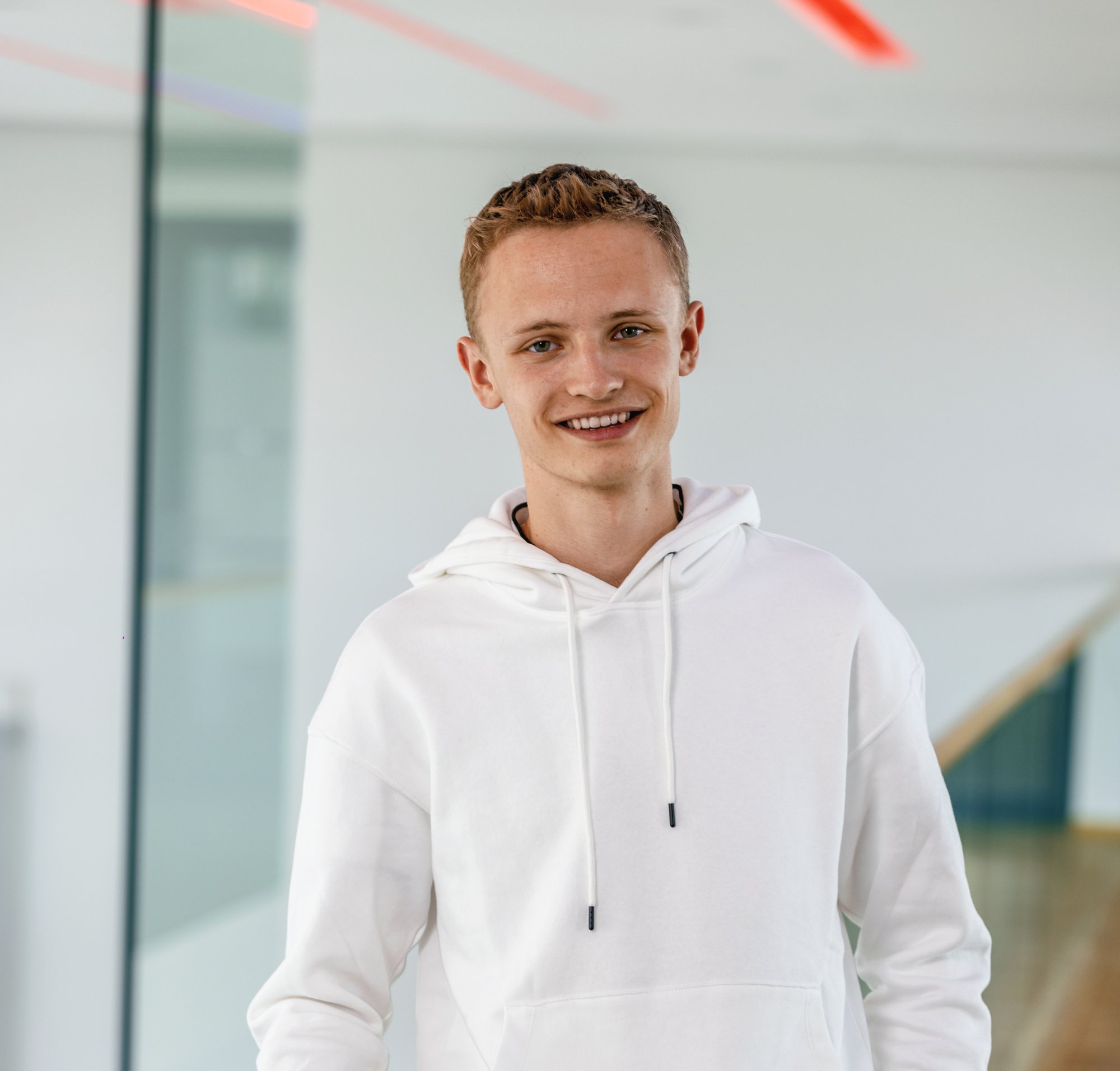 Martin is an apprentice in office management