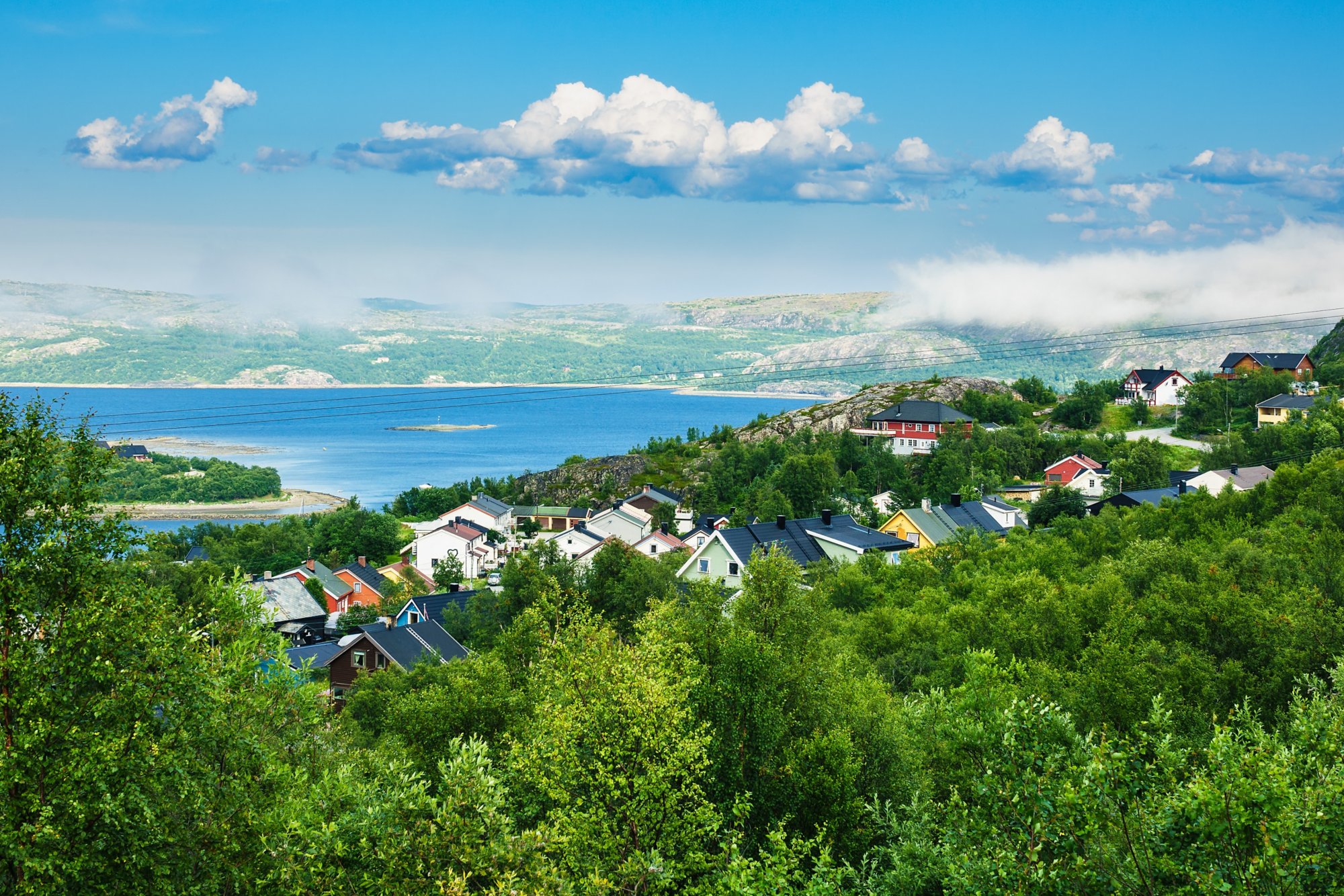 View to the Varangerfjord in Kirkenes, Norway.; Shutterstock ID 1049720186; purchase_order: BB23-27872 at; job: ; client: AIDA Cruises; other: 