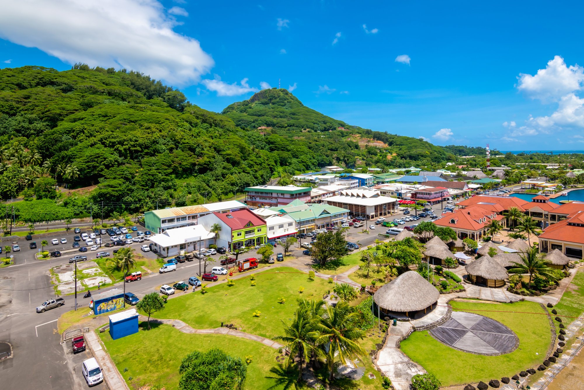 Port of Uturoa , Raiatea, French Polynesia; Shutterstock ID 1064575007; purchase_order: BB23-27872 at; job: ; client: AIDA Cruises; other: 