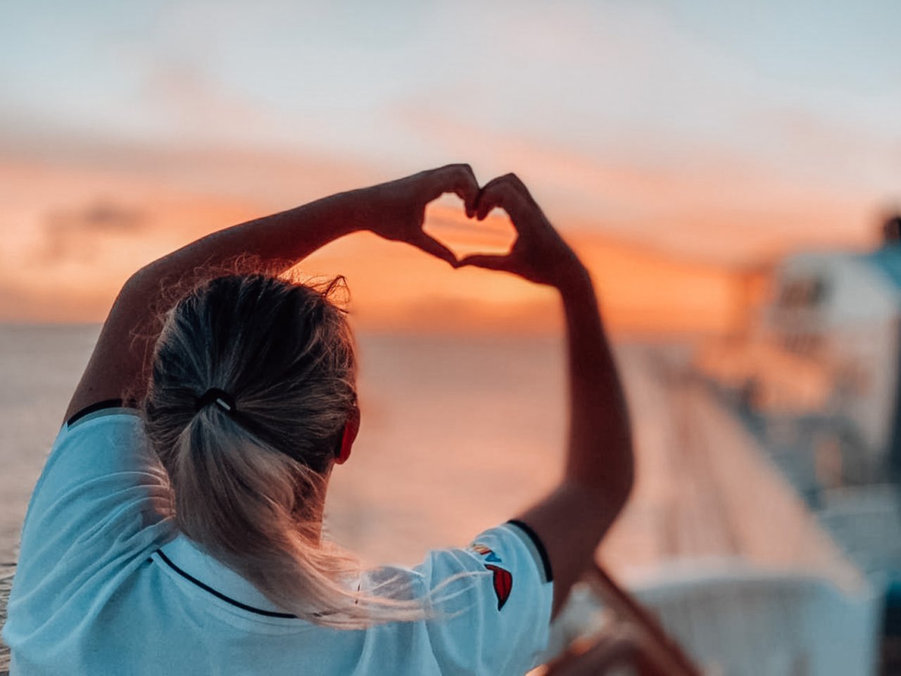 Heart Sunset