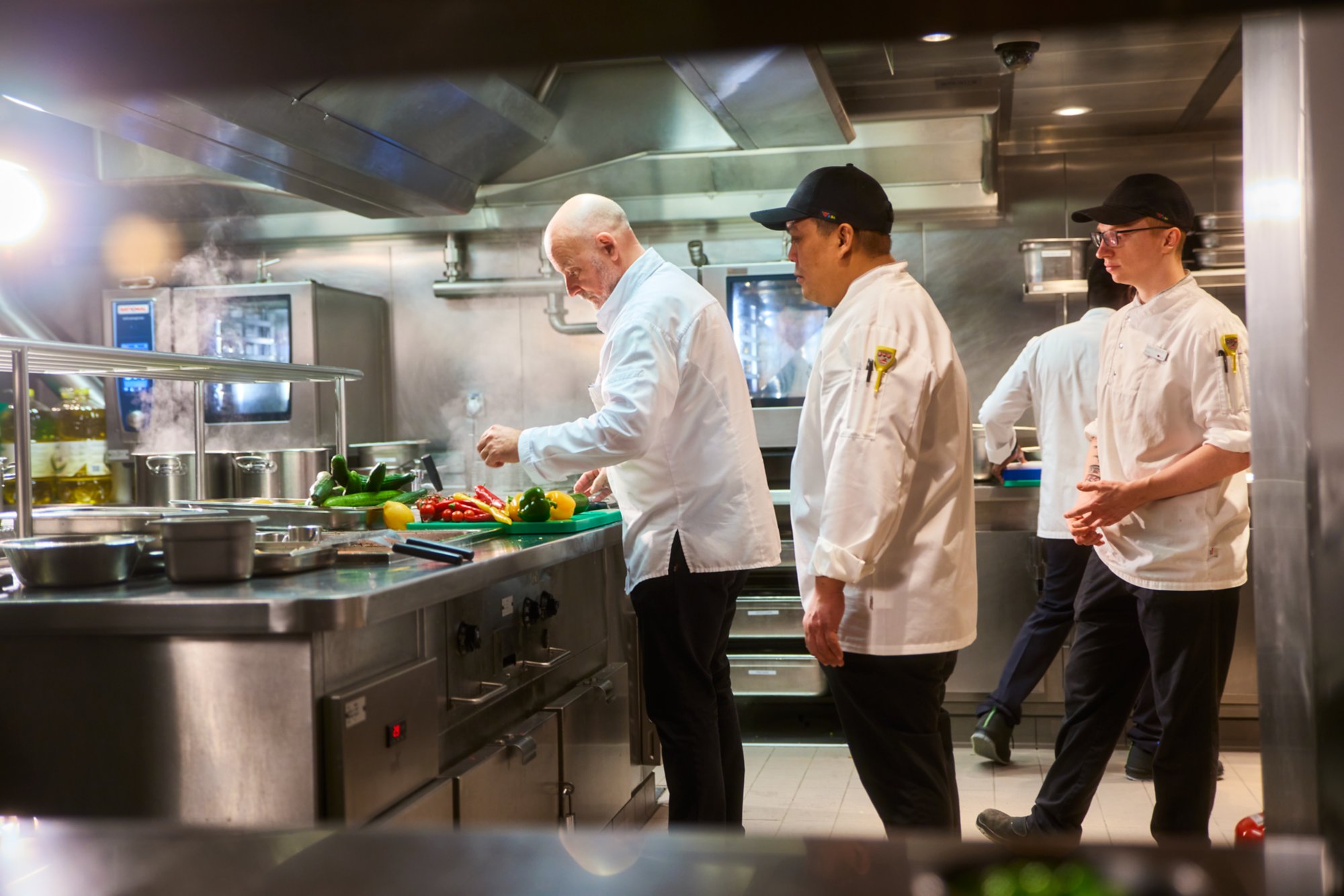 Kitchen Director in the Galley