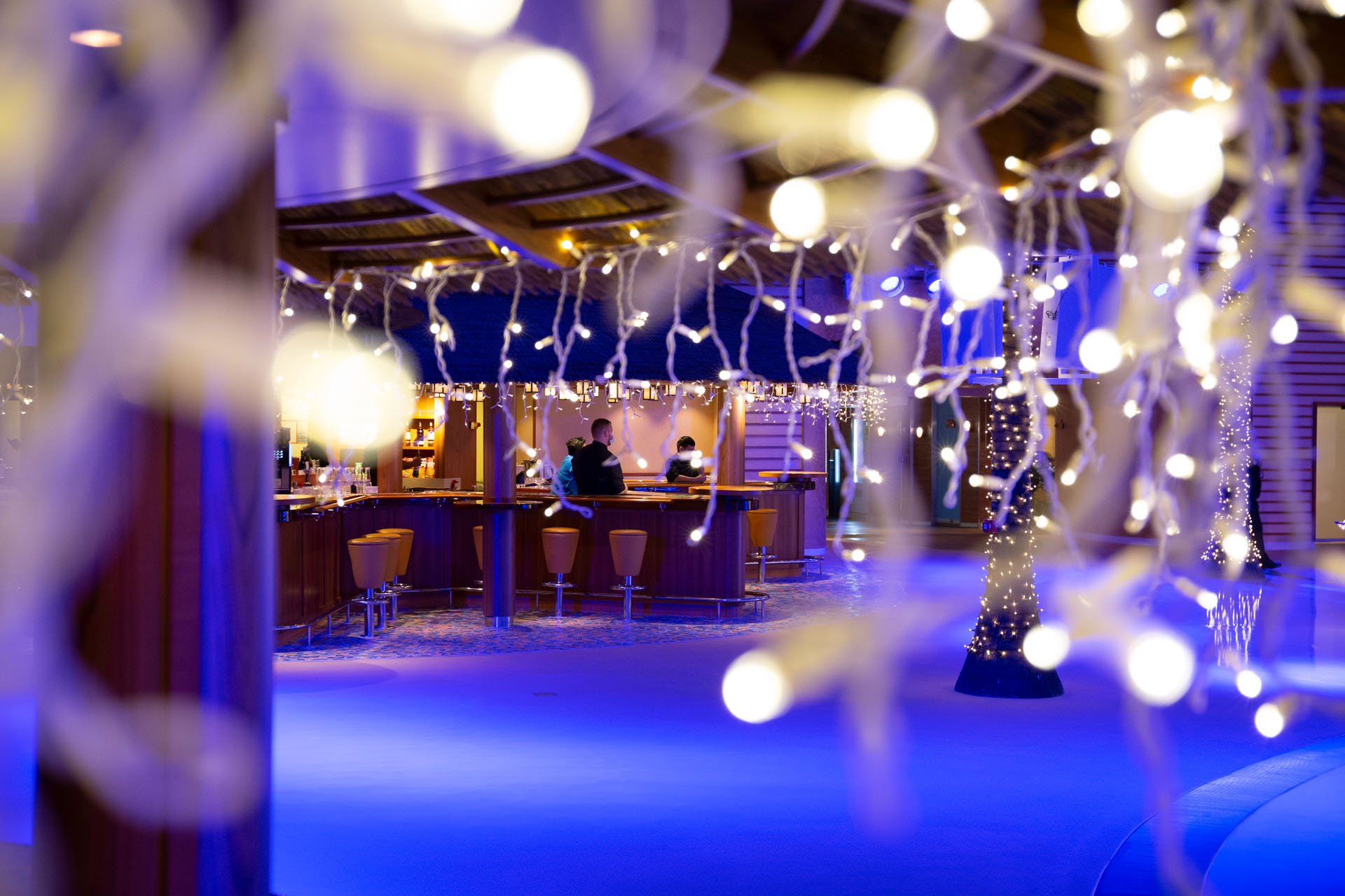 Lichterketten an Bord