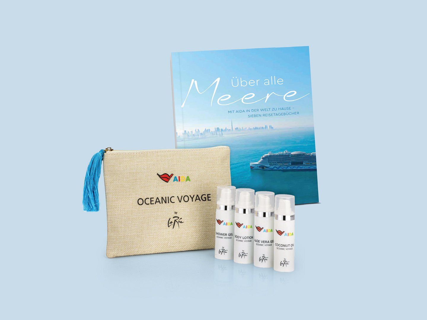 Abbildung eines Travel Kits "Oceanic Voyage"