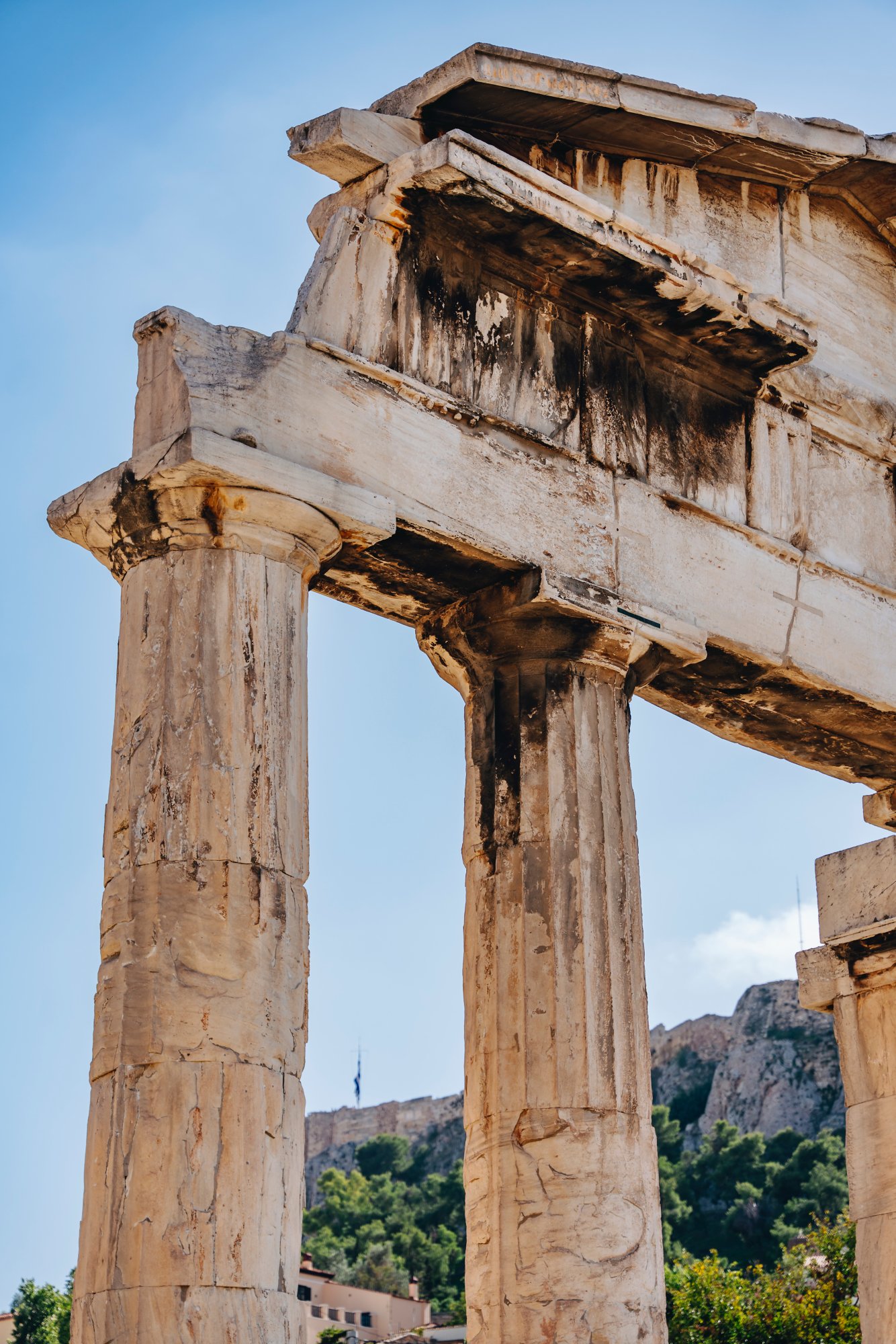 Säulen in Athen 