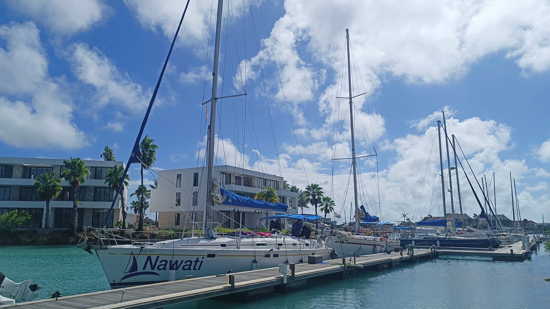 Im kleinen Kreis auf einer Yacht