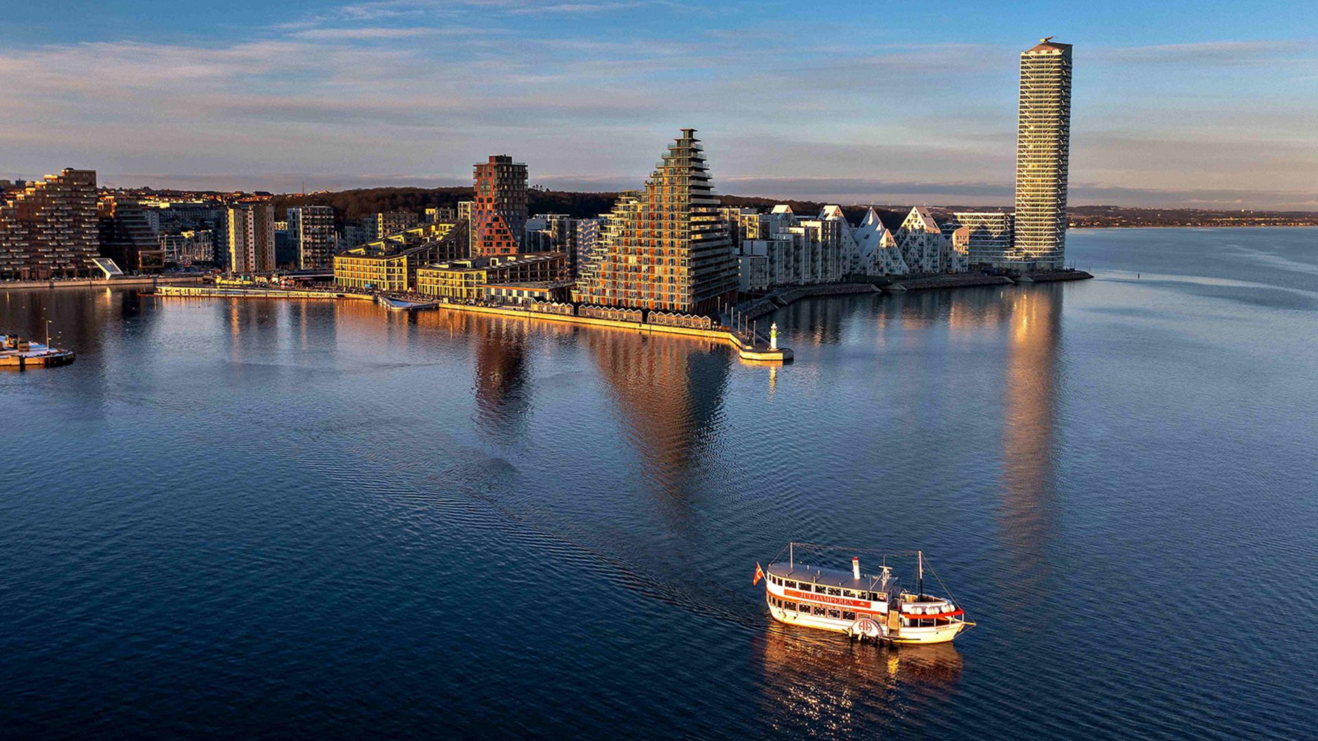 Århus zu Wasser und zu Land