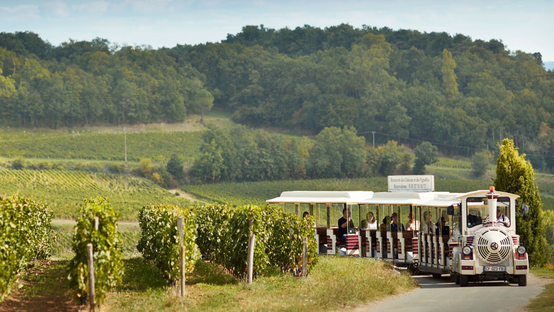 Mit der Bimmelbahn durch die Weinberge von Saint-Émilion