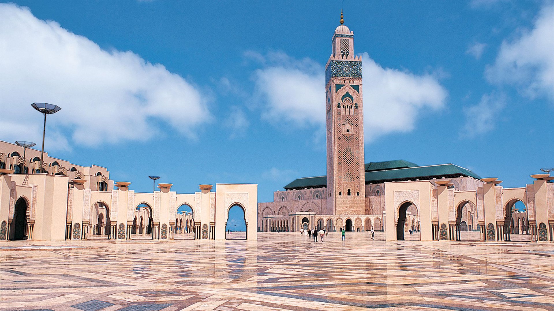 Casablanca und die Moschee Hassan II.