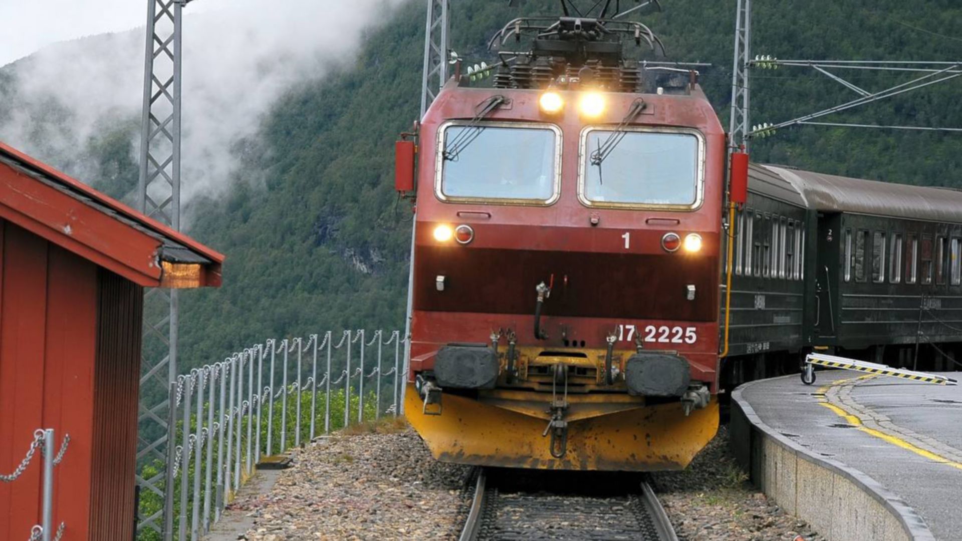 Flåm-Bahn, Bergenbahn und Wasserfälle