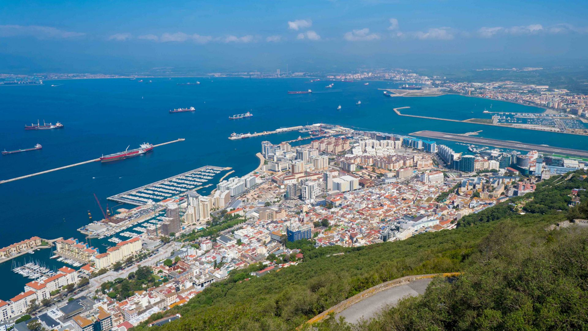 Blick auf Afrika: Europa-Spitze und Catalan Bay