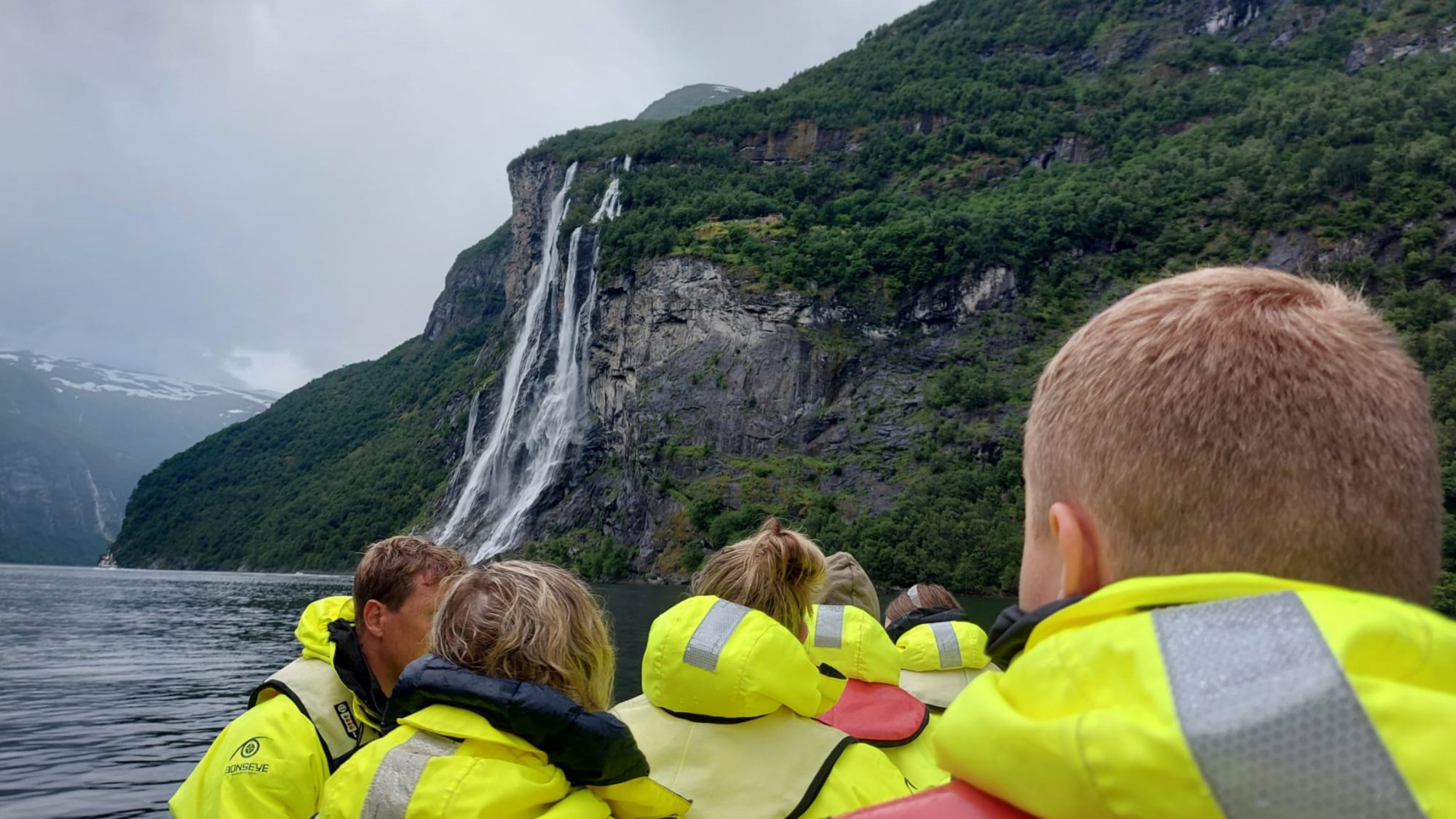 Geirangerfjord mit dem rasanten Schlauchboot
