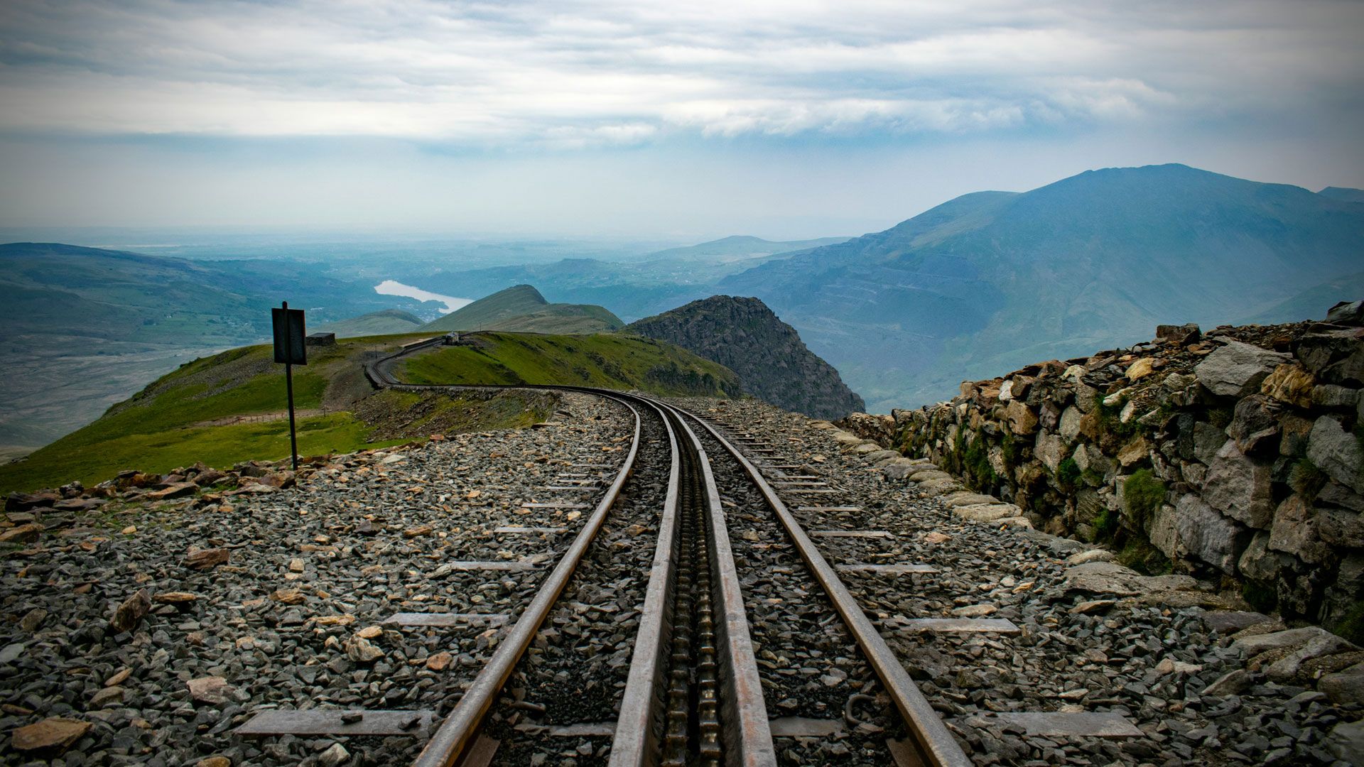 Mit dem Zug zum Berg Snowdon