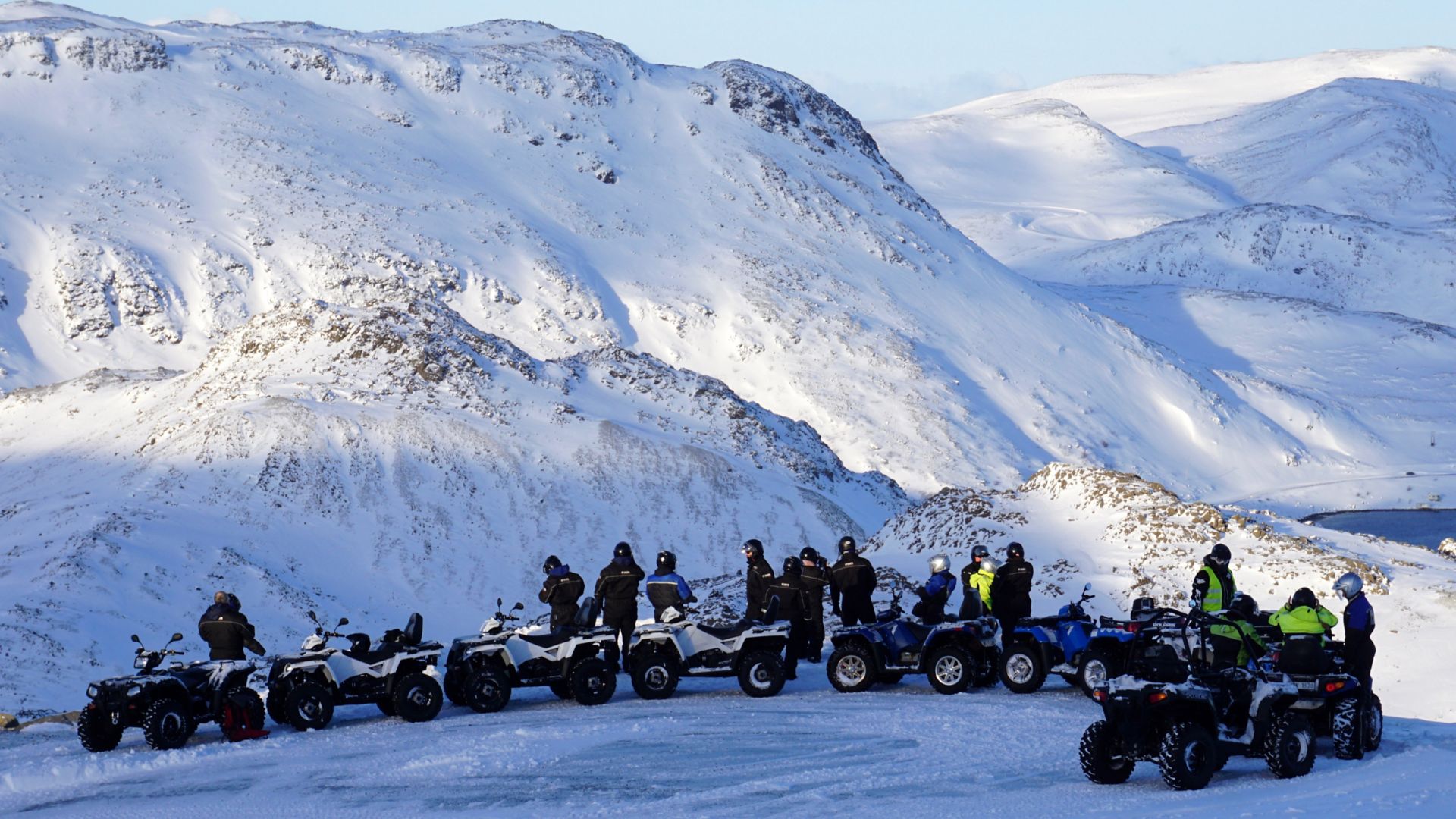 Mit dem ATV ins Adventdalen
