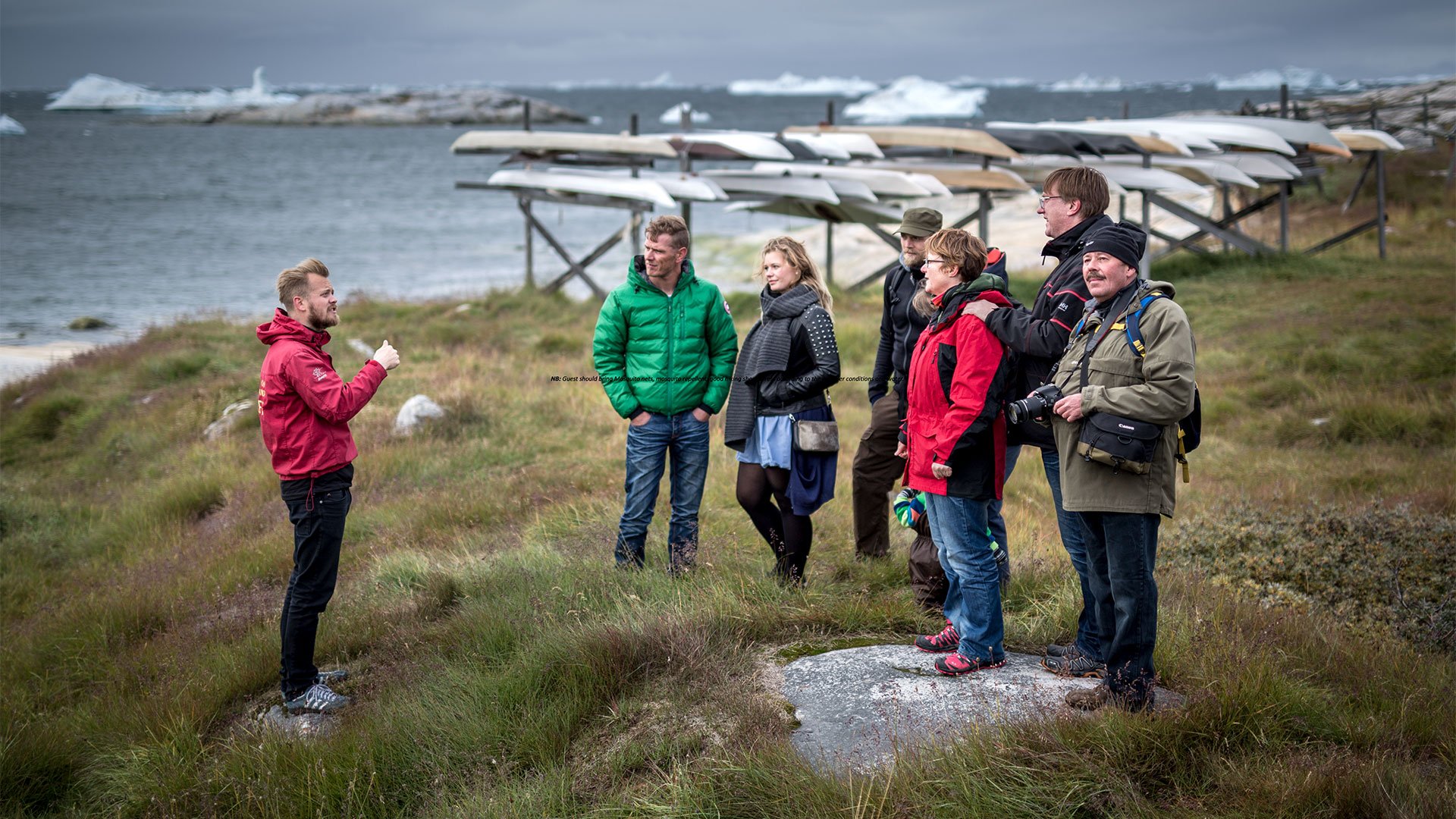 Komm an Land: Spaziergang durch Ilulissat