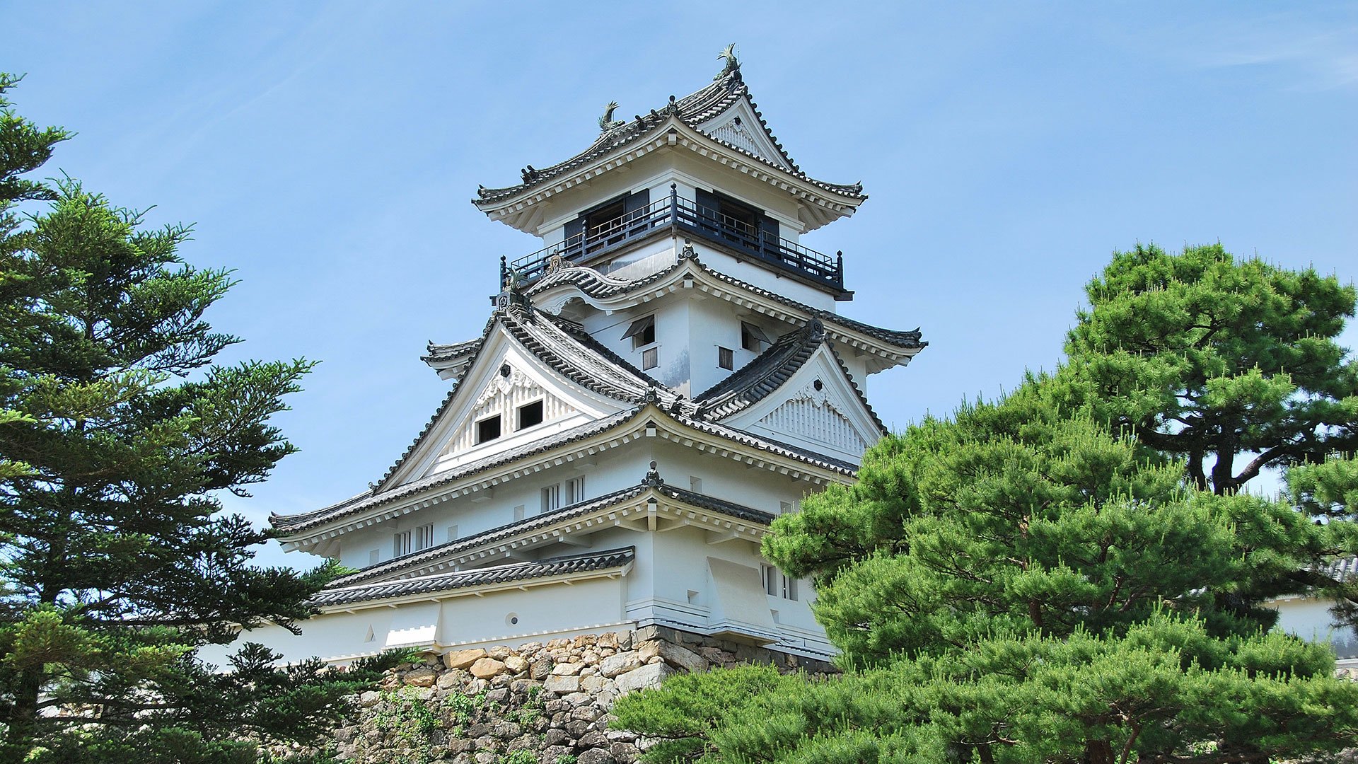 Donjon du château de Kôchi, Shikoku