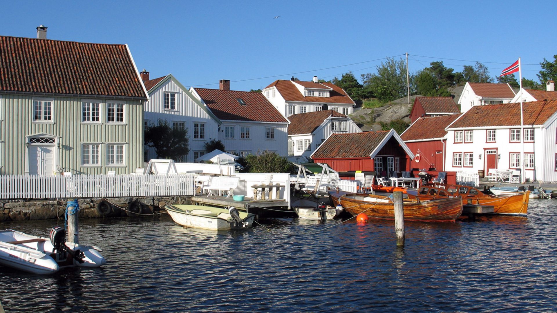 Komm an Land: Charmantes Lillesand