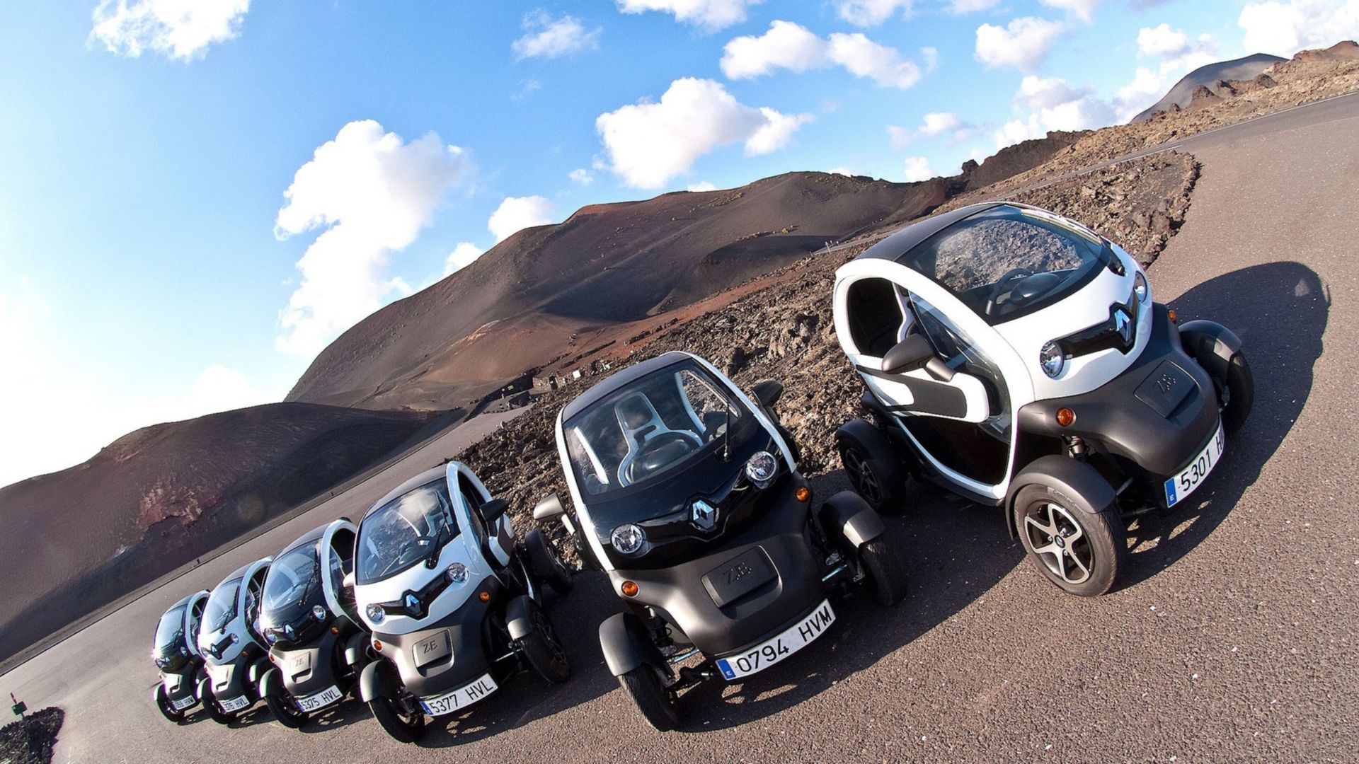 Mit dem Twizy über die Insel