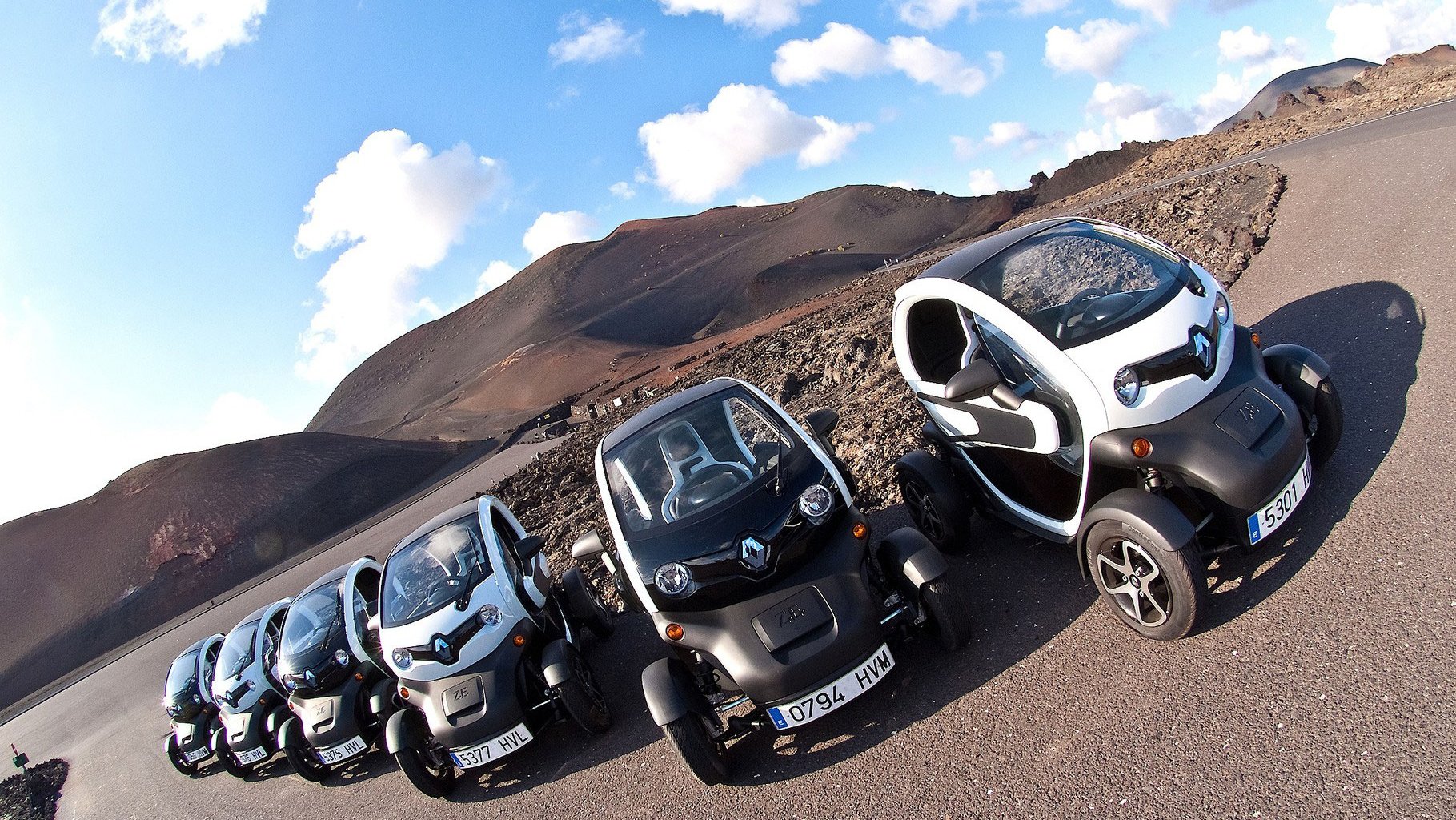 Mit dem Twizy über die Insel