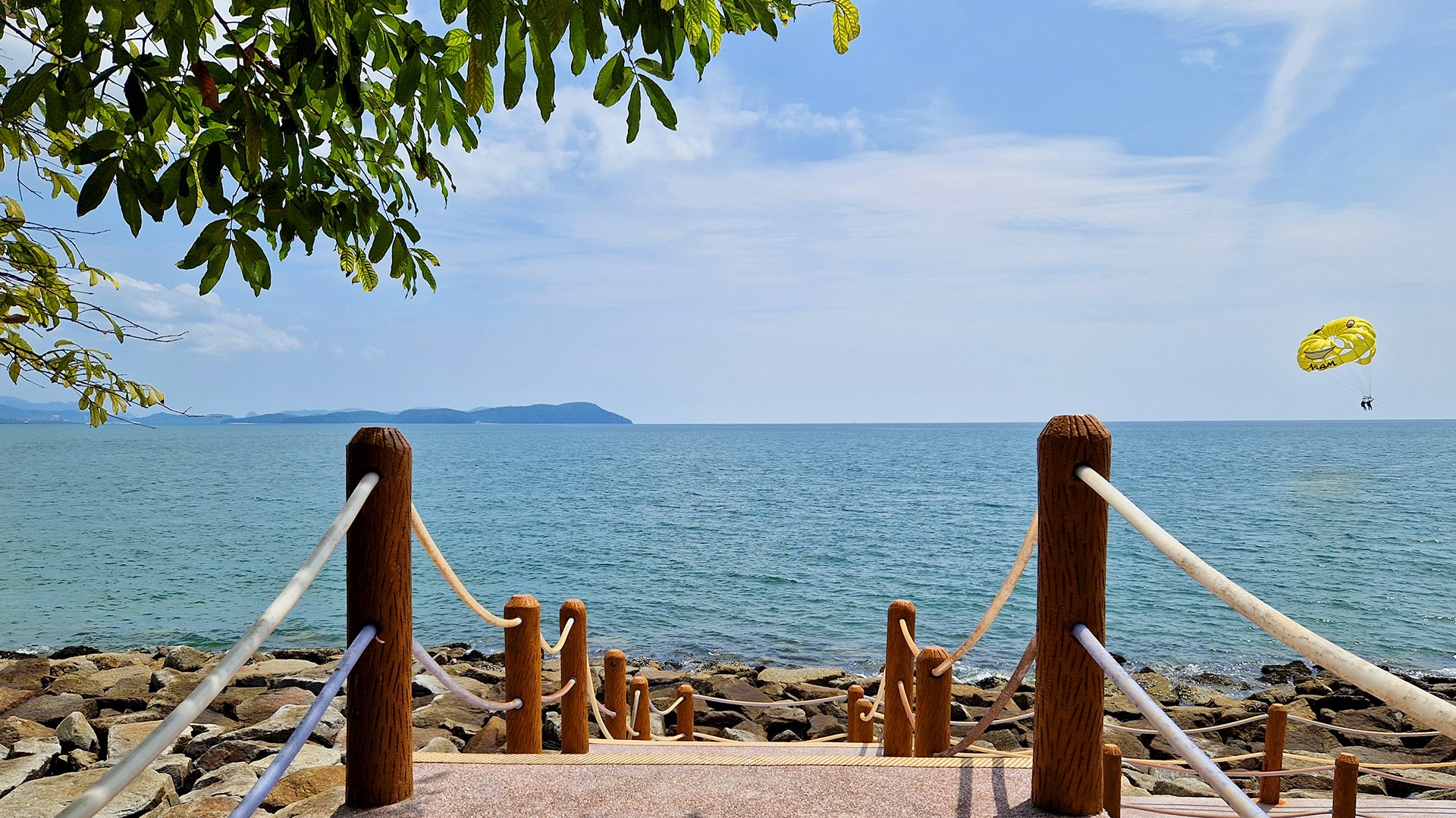 Baden auf Paradise Island
