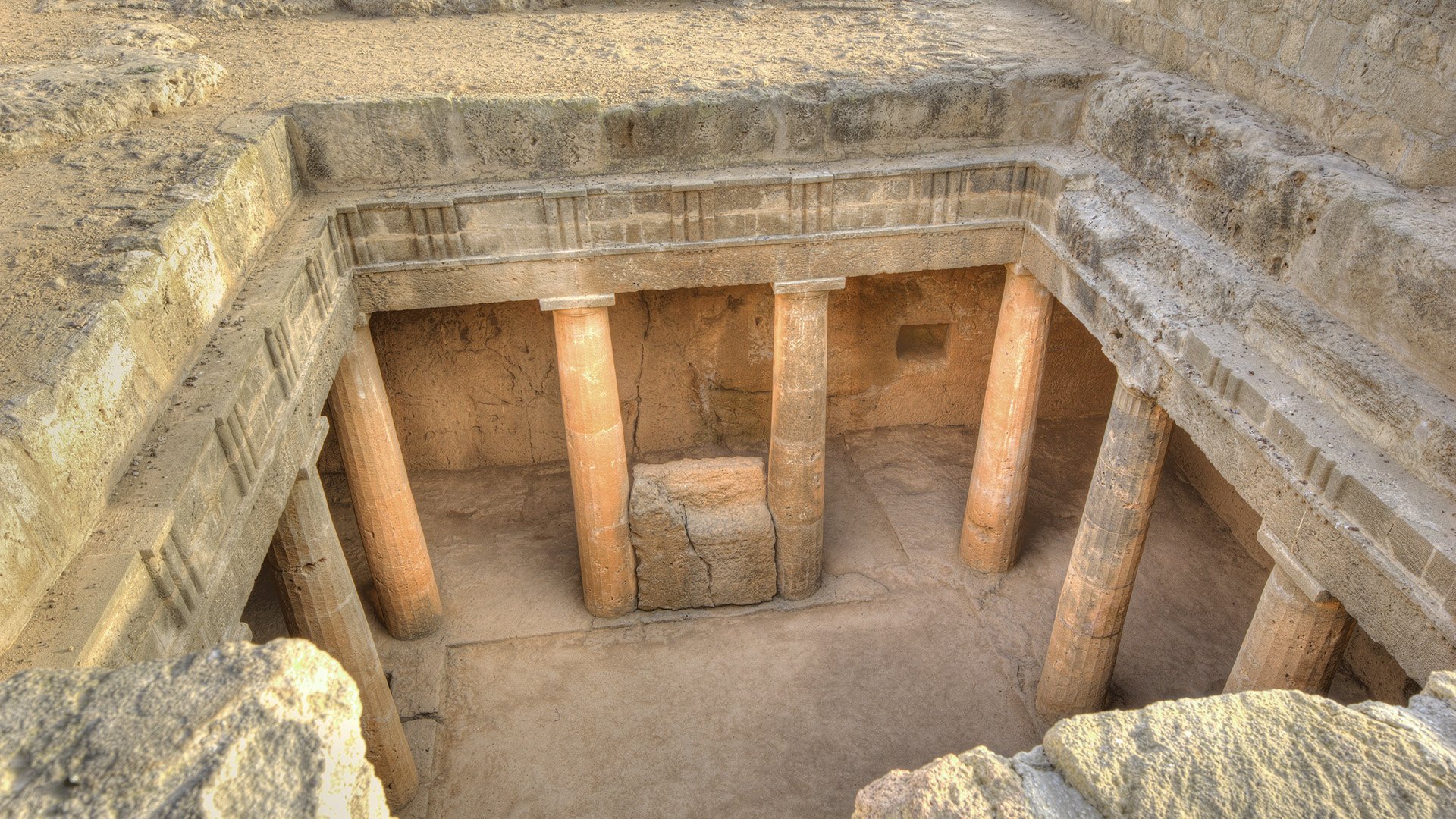 Paphos und Felsen der Aphrodite