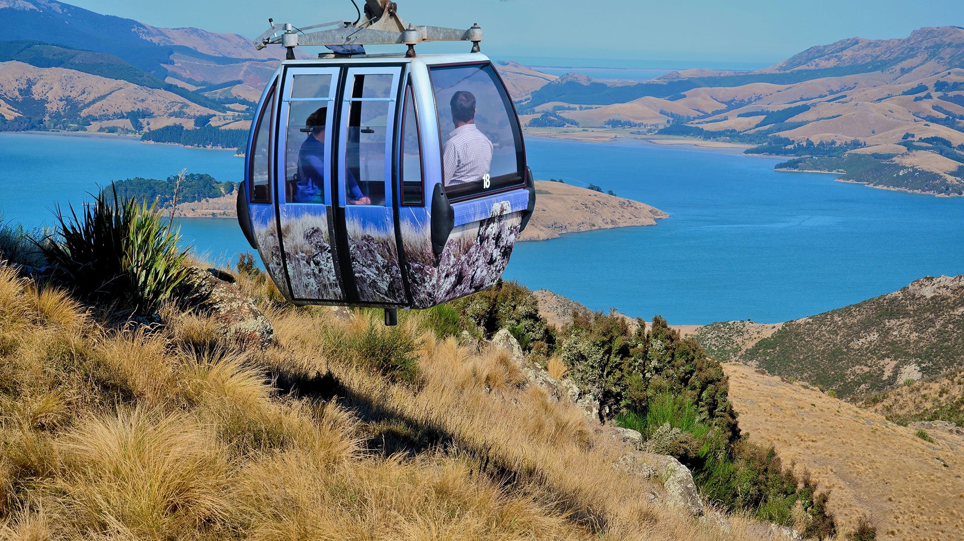 Hoch hinaus: Fahrt mit der Christchurch Gondel