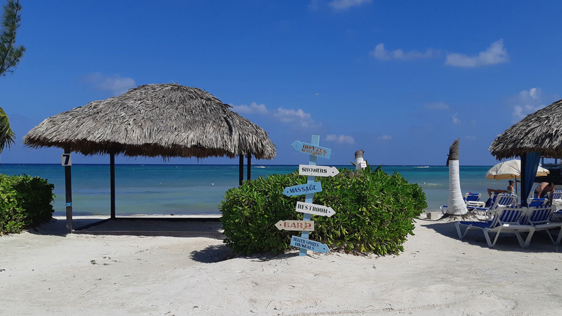 Strandaufenthalt im Blue Waters Beach Club