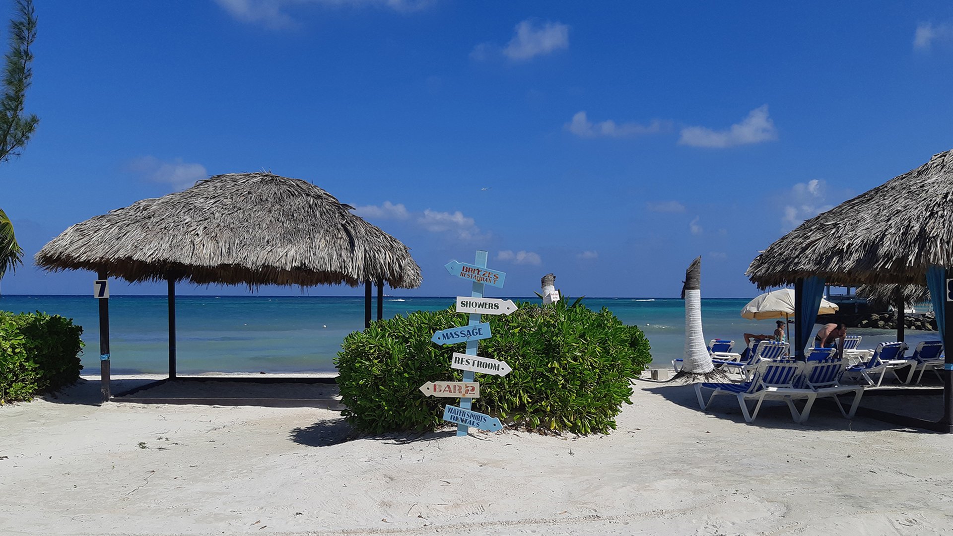 Strandaufenthalt im Blue Waters Beach Club