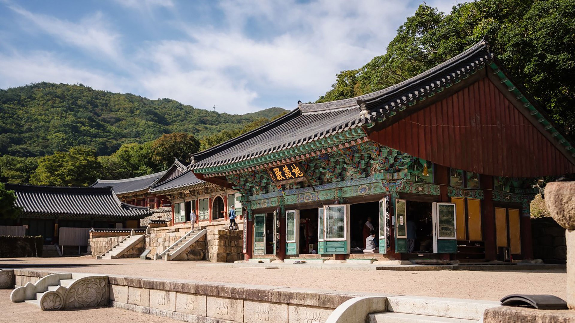 Traditionelles Korea mit Tee-Zeremonie