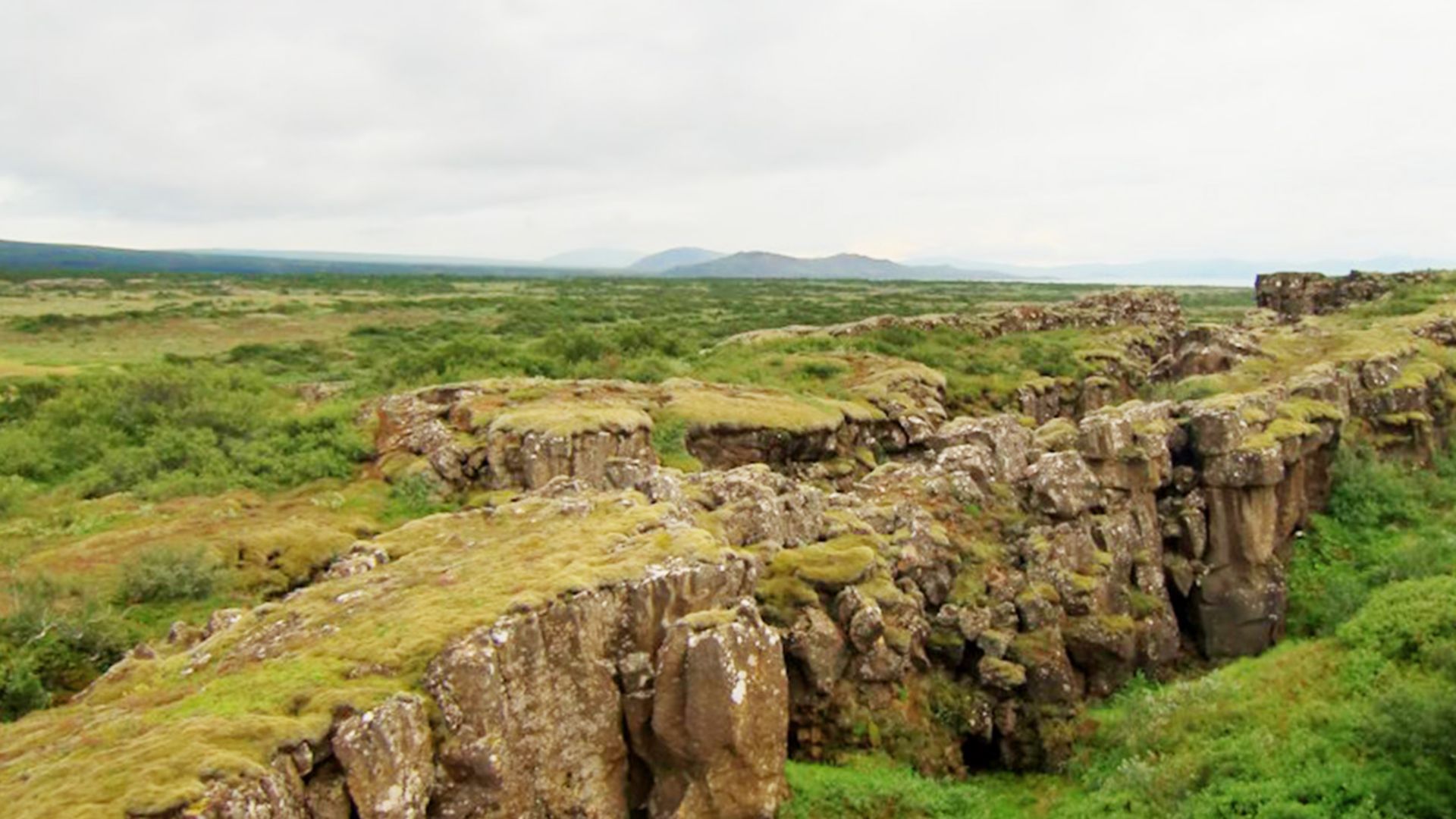 Wanderung im Thingvellir Nationalpark