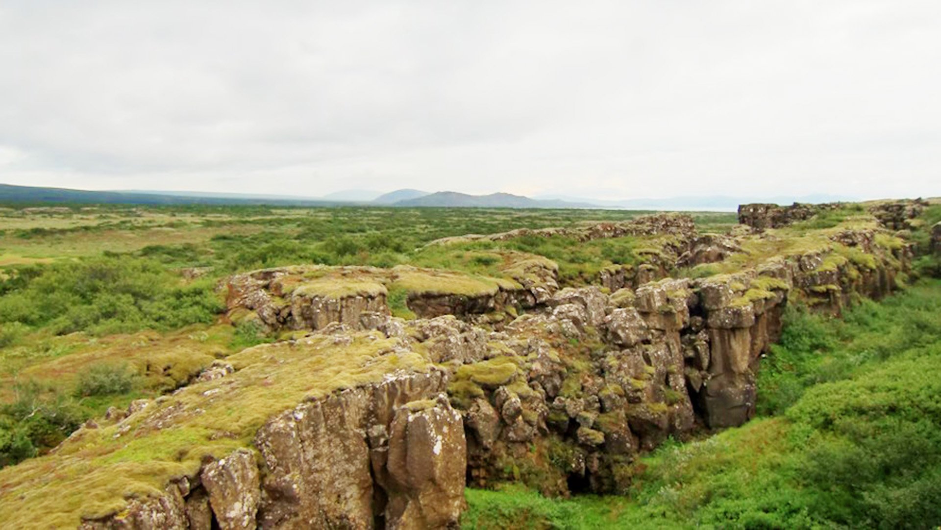 Wanderung im Thingvellir Nationalpark