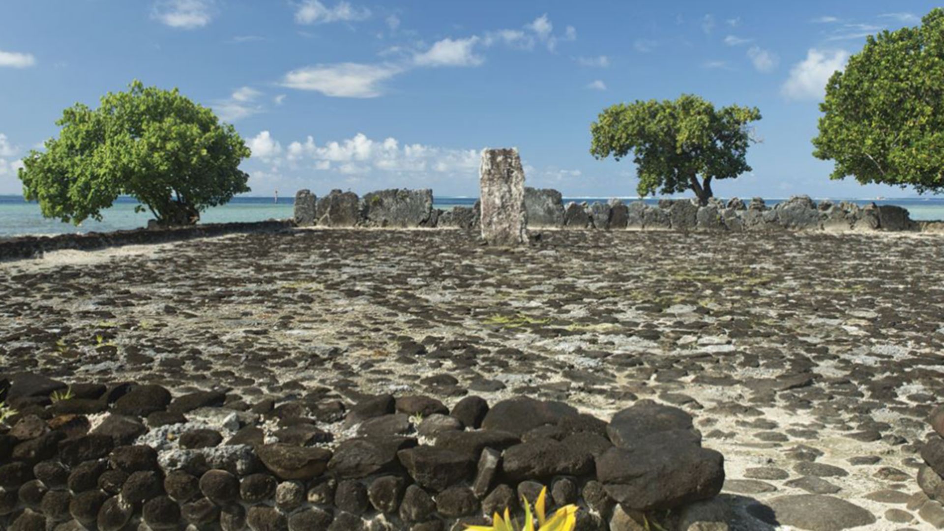 Perlenstation und Tempel Marae Taputapuatea
