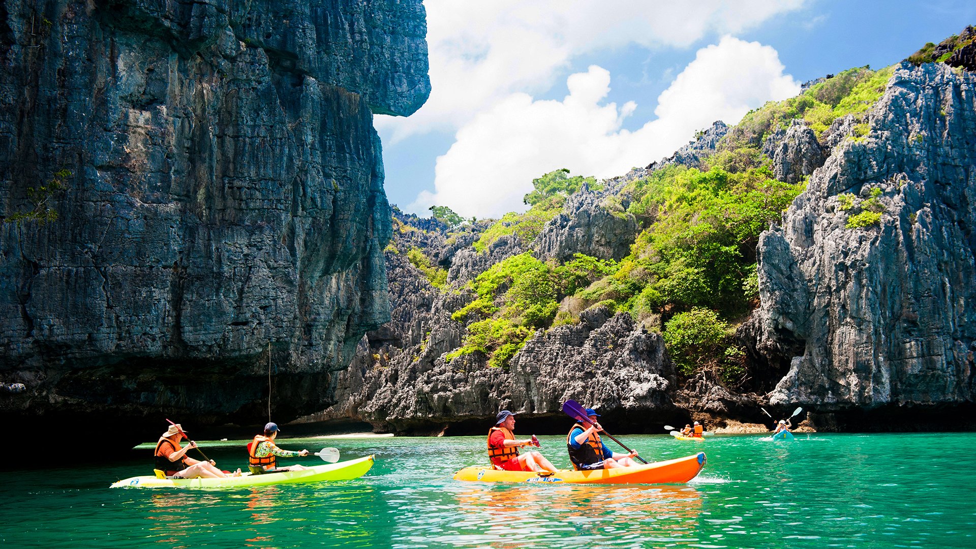 Mit Boot und Kajak durch den Angthong Marineschutzpark