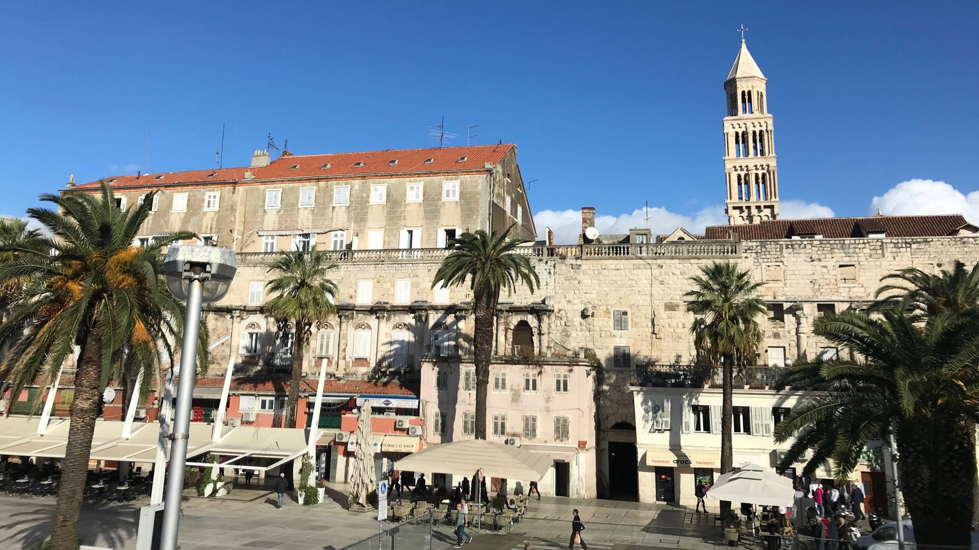 Komm an Land: Split zu Fuß