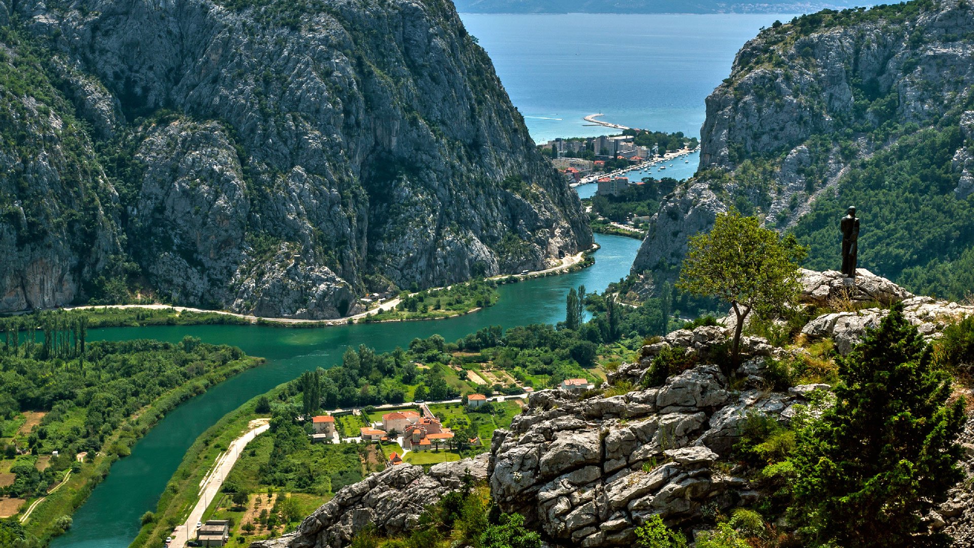 Bootsfahrt auf dem Fluss Cetina 