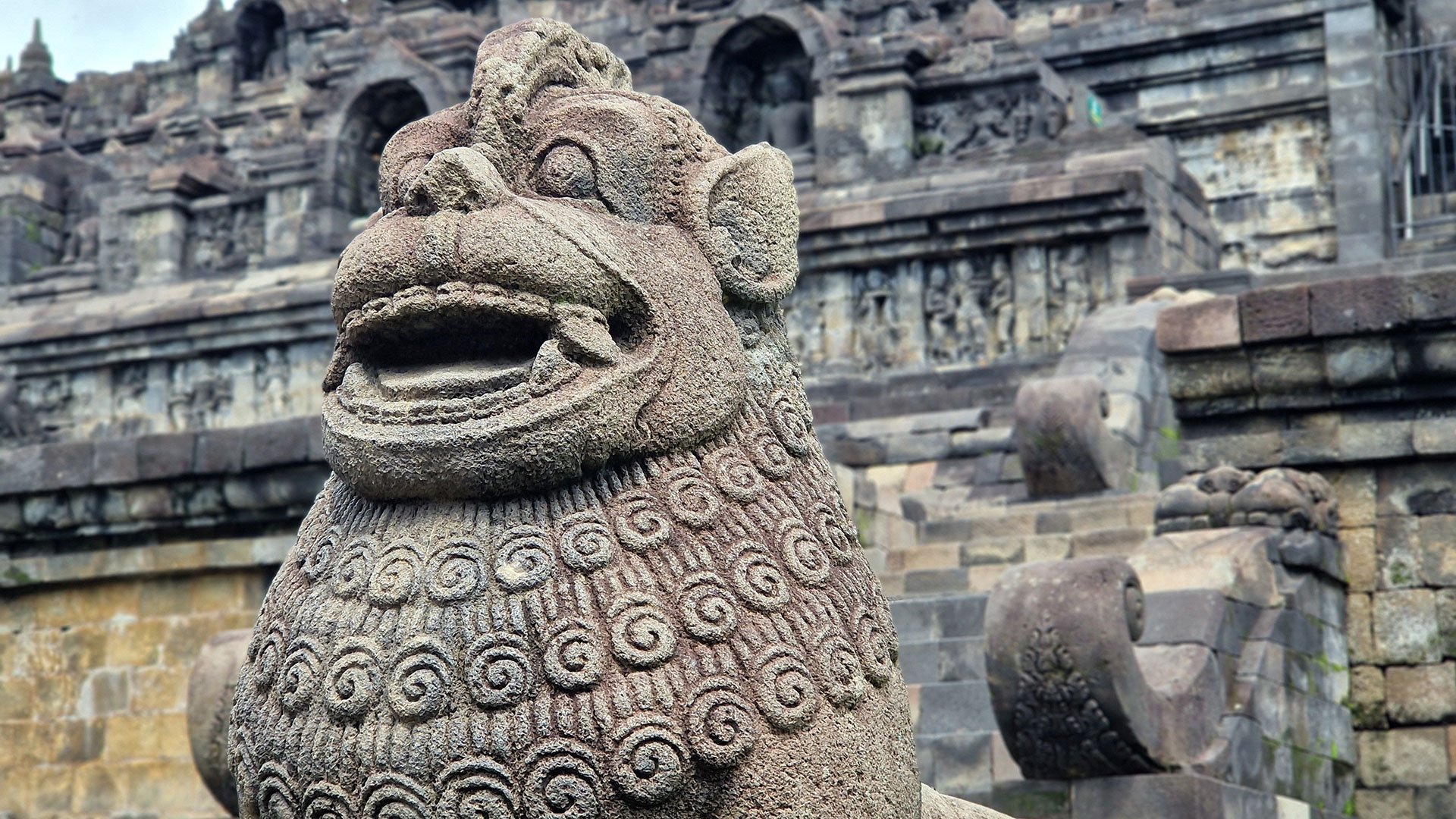 Prächtiger Borobudur-Tempel