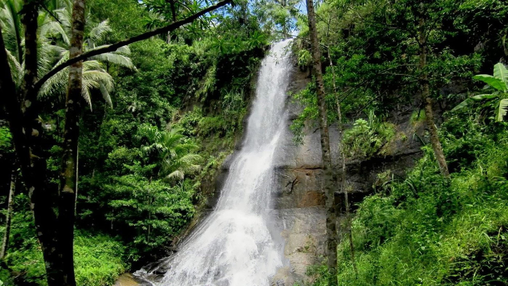 Hochland von Tretes und Putuk Truno Wasserfall