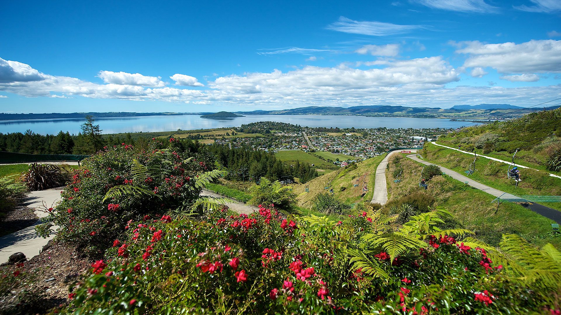 Einzigartige Landschaft mit Seilbahn und Schlitten erleben