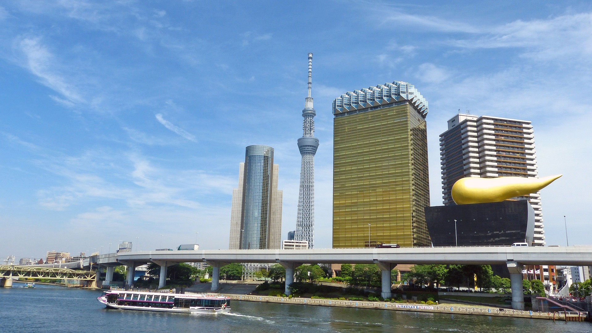 Bootsfahrt auf dem Sumida River und Besuch des Tokyo Tower