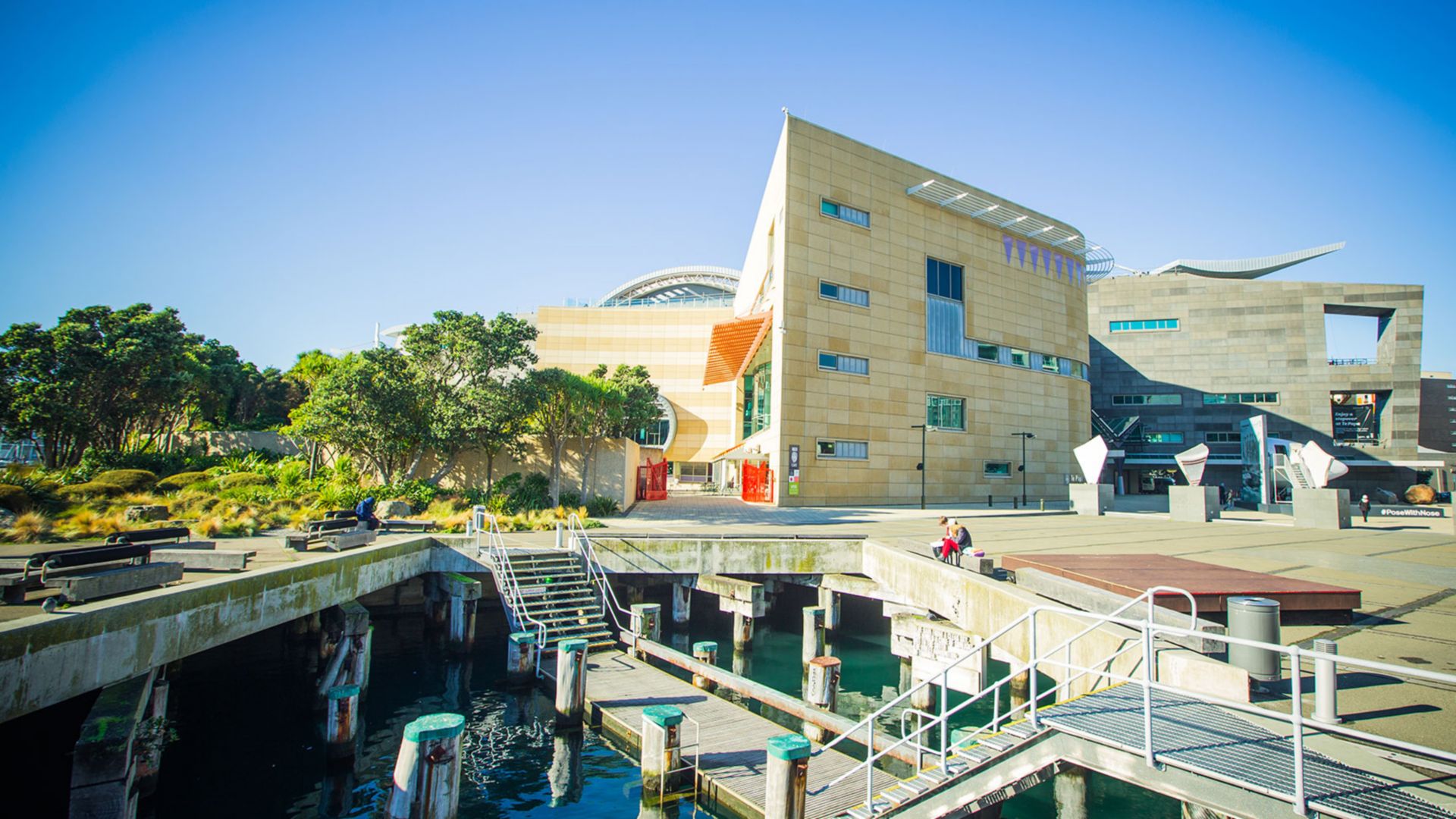 Te Papa Museum und historische Standseilbahn