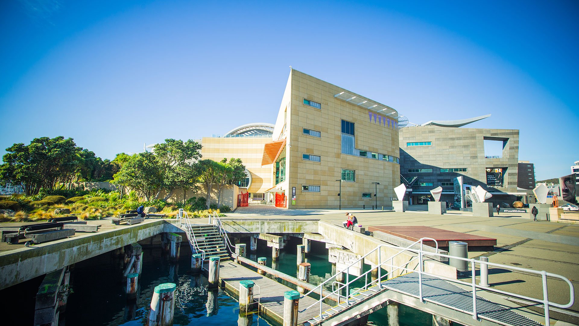 Te Papa Museum und historische Standseilbahn