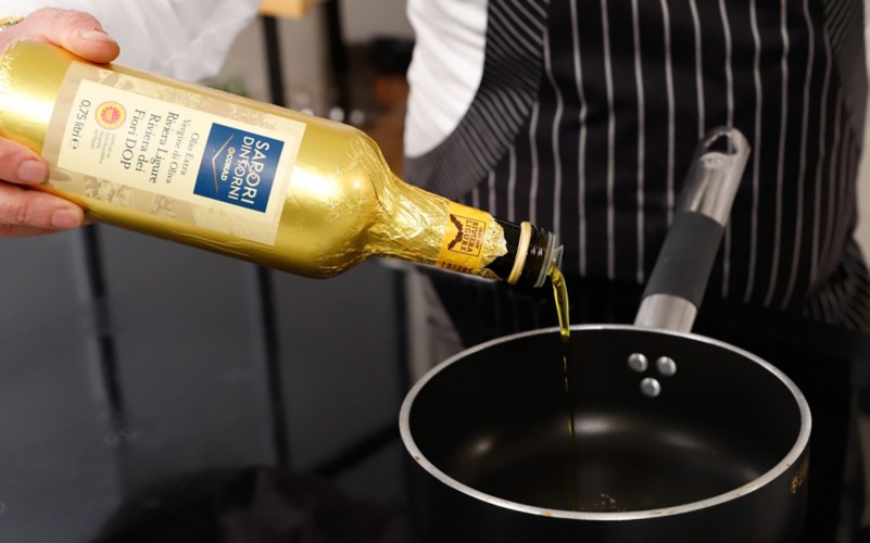 insaporire olio pulire carciofi e lampascioni